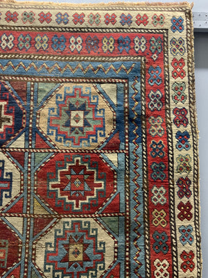 Caucasian Shirvan antique rug (210 x 105cm)