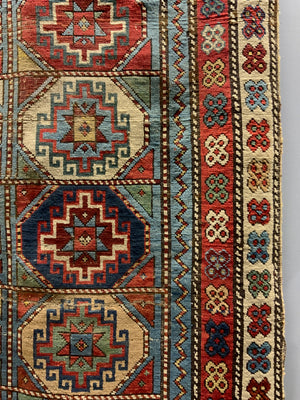 Caucasian Shirvan antique rug (210 x 105cm)
