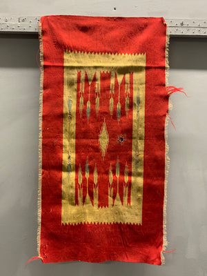 Antique Syrian fine wool & silk  tapestry (82 x 42cm)
