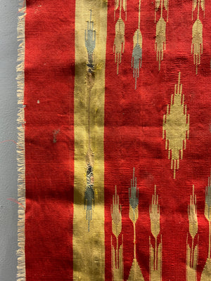 Antique Syrian fine wool & silk  tapestry (82 x 42cm)