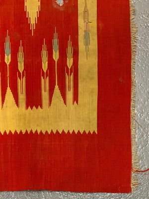 Antique Syrian fine wool & silk  tapestry (82 x 42cm)