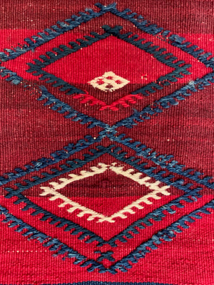 Turkish Denizli kilim shepherd's bag (38 x35cm)