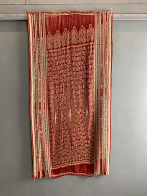 Borneo vintage Sarawak Dayak ritual cotton Pua ikat (169 x 86cm)