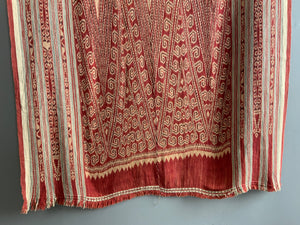 Borneo vintage Sarawak Dayak ritual cotton Pua ikat (169 x 86cm)