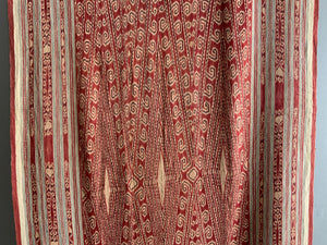 Borneo vintage Sarawak Dayak ritual cotton Pua ikat (169 x 86cm)