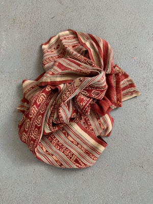Borneo vintage Sarawak Dayak ritual cotton Pua ikat (169 x 86cm)