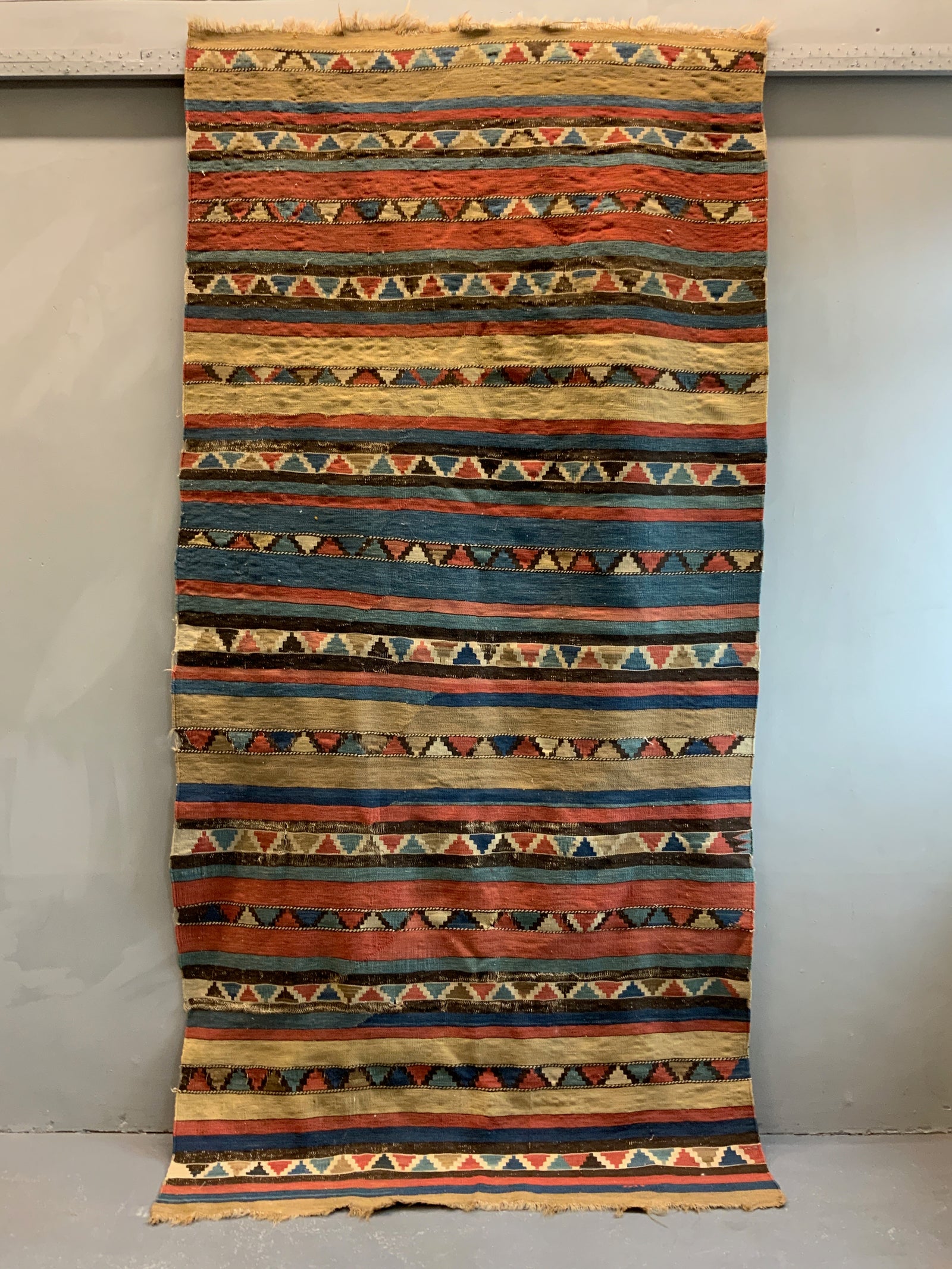 Caucasian antique palas kilim (256 x 128cm) *AF