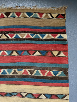 Caucasian antique palas kilim (256 x 128cm) *AF