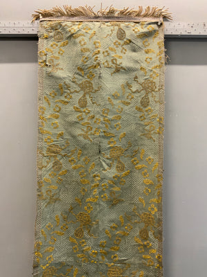 Continental antique silk brocade (192 x 51cm) *AF
