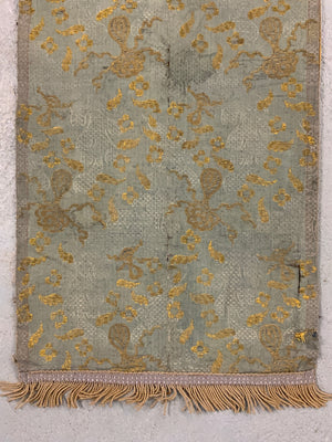 Continental antique silk brocade (192 x 51cm) *AF