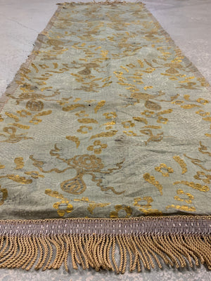 Continental antique silk brocade (192 x 51cm) *AF