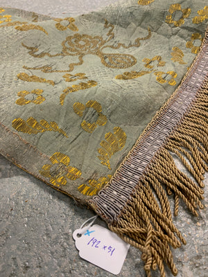 Continental antique silk brocade (192 x 51cm) *AF