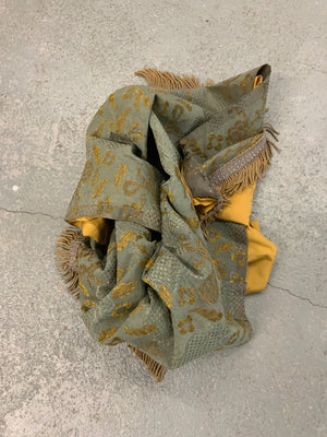 Continental antique silk brocade (192 x 51cm) *AF