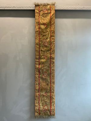 Caspian Rasht appliqué embroidered antique border (165 x 29cm)