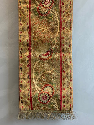 Caspian Rasht appliqué embroidered antique border (165 x 29cm)