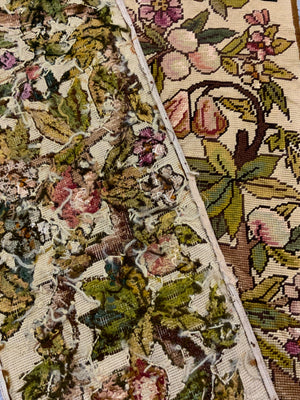 French embroidered vintage band (292 x 28cm)