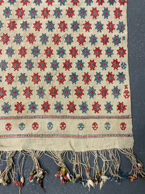 Anatolian antique Marash cotton Roumal (88 x 84cm)