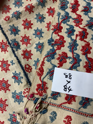 Anatolian antique Marash cotton Roumal (88 x 84cm)