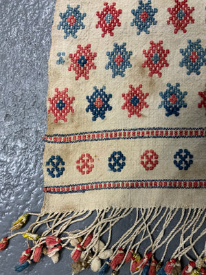 Anatolian antique Marash cotton Roumal (88 x 84cm)