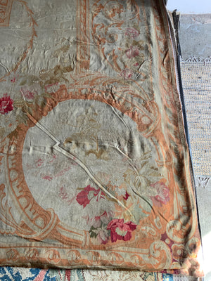 Antique French Aubusson oversize tapestry carpet (785 x 624cm)