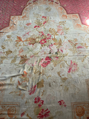 Antique French Aubusson oversize tapestry carpet (785 x 624cm)