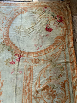 Antique French Aubusson oversize tapestry carpet (785 x 624cm)