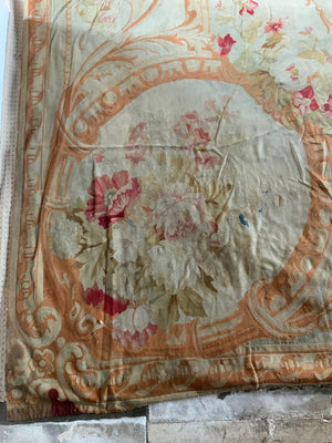Antique French Aubusson oversize tapestry carpet (785 x 624cm)