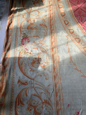 Antique French Aubusson oversize tapestry carpet (785 x 624cm)