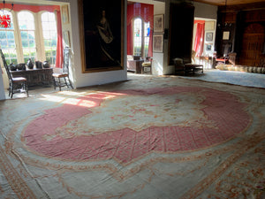 Antique French Aubusson oversize tapestry carpet (785 x 624cm)