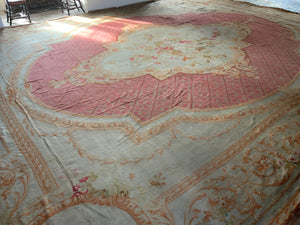 Antique French Aubusson oversize tapestry carpet (785 x 624cm)