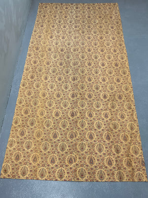 Manchester antique print with boteh motif  (270 x 122cm)