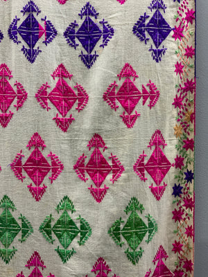 Swat Valley vintage embroidery (240 x 115cm)