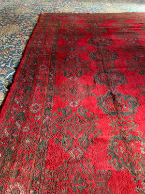 Turkish 'red Turkey' Ushak oversize carpet (495 x 385cm)