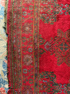 Turkish 'red Turkey' Ushak oversize carpet (495 x 385cm)