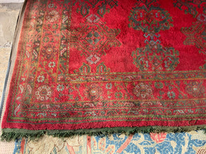 Turkish 'red Turkey' Ushak oversize carpet (495 x 385cm)