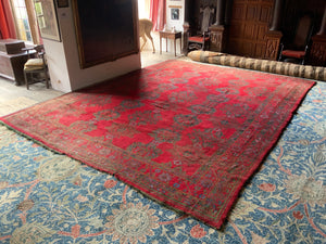 Turkish 'red Turkey' Ushak oversize carpet (495 x 385cm)