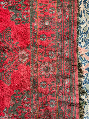 Turkish 'red Turkey' Ushak oversize carpet (495 x 385cm)