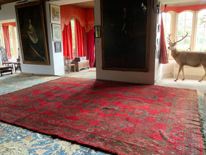 Turkish 'red Turkey' Ushak oversize carpet (495 x 385cm)