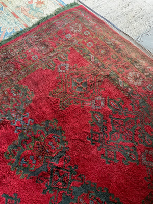 Turkish 'red Turkey' Ushak oversize carpet (495 x 385cm)