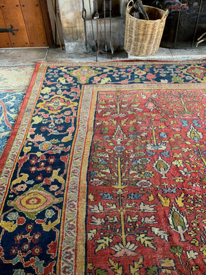 NWP antique Ziegler Mahal oversize carpet (390 x 380cm)