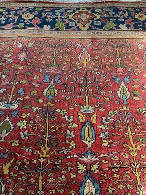 NWP antique Ziegler Mahal oversize carpet (390 x 380cm)