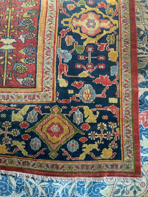 NWP antique Ziegler Mahal oversize carpet (390 x 380cm)