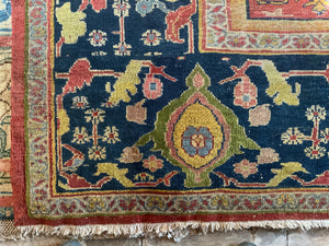 NWP antique Ziegler Mahal oversize carpet (390 x 380cm)