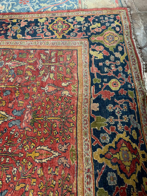 NWP antique Ziegler Mahal oversize carpet (390 x 380cm)