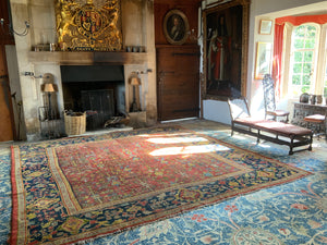 NWP antique Ziegler Mahal oversize carpet (390 x 380cm)