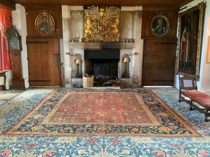 NWP antique Ziegler Mahal oversize carpet (390 x 380cm)