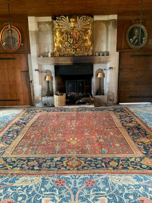 NWP antique Ziegler Mahal oversize carpet (390 x 380cm)