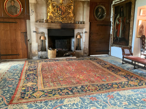 NWP antique Ziegler Mahal oversize carpet (390 x 380cm)