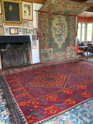 Afghan Turkmen oversize Maimana kilim (500 x 310cm)