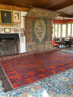 Afghan Turkmen oversize Maimana kilim (500 x 310cm)